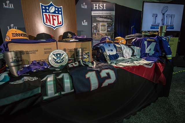 DVIDS - Images - IPR Center, NFL partner to prevent fake sports