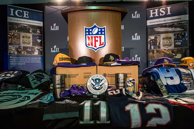 DVIDS - Images - IPR Center, NFL partner to prevent fake sports