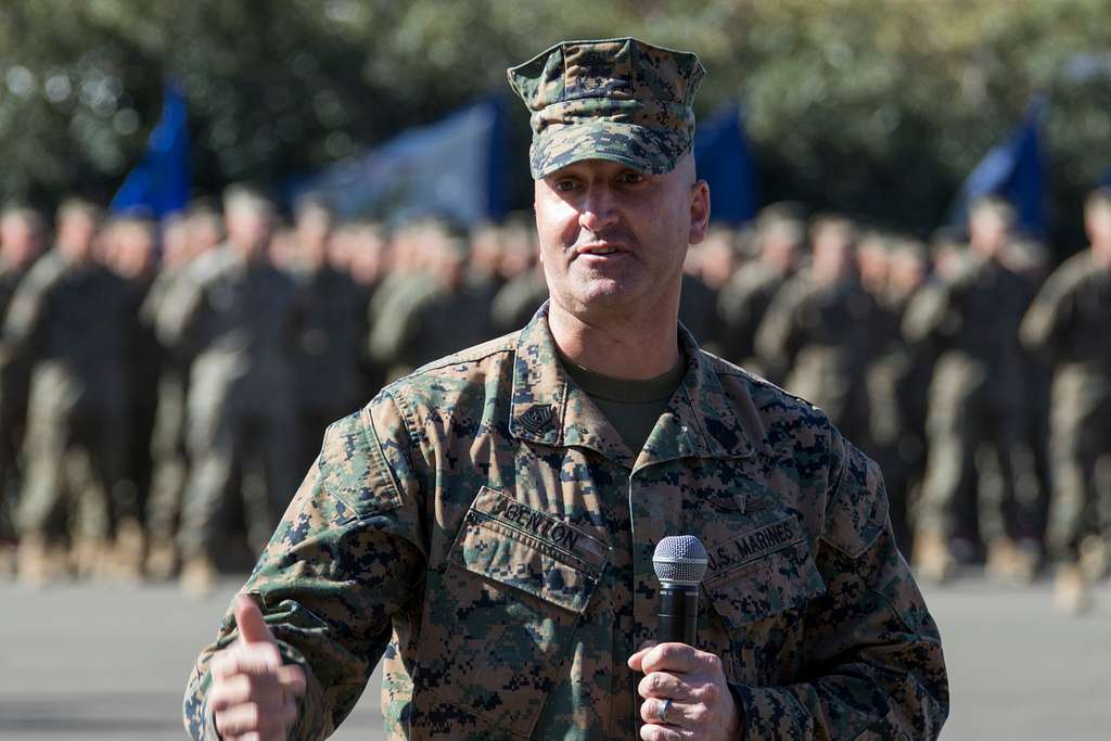 U.S. Marine Corps Sgt. Maj. Benny R. Benton, Off-going - NARA & DVIDS ...