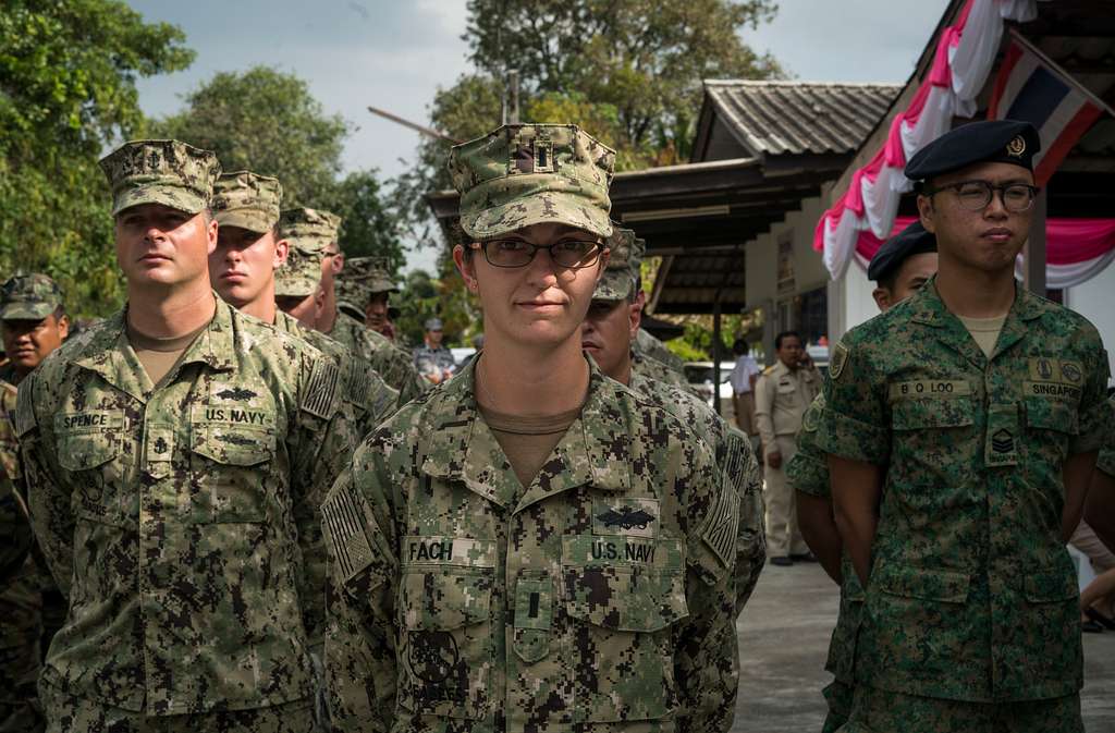 U.S. Navy Lt. j.g. Cassandra Fach, assigned to Naval - PICRYL - Public ...