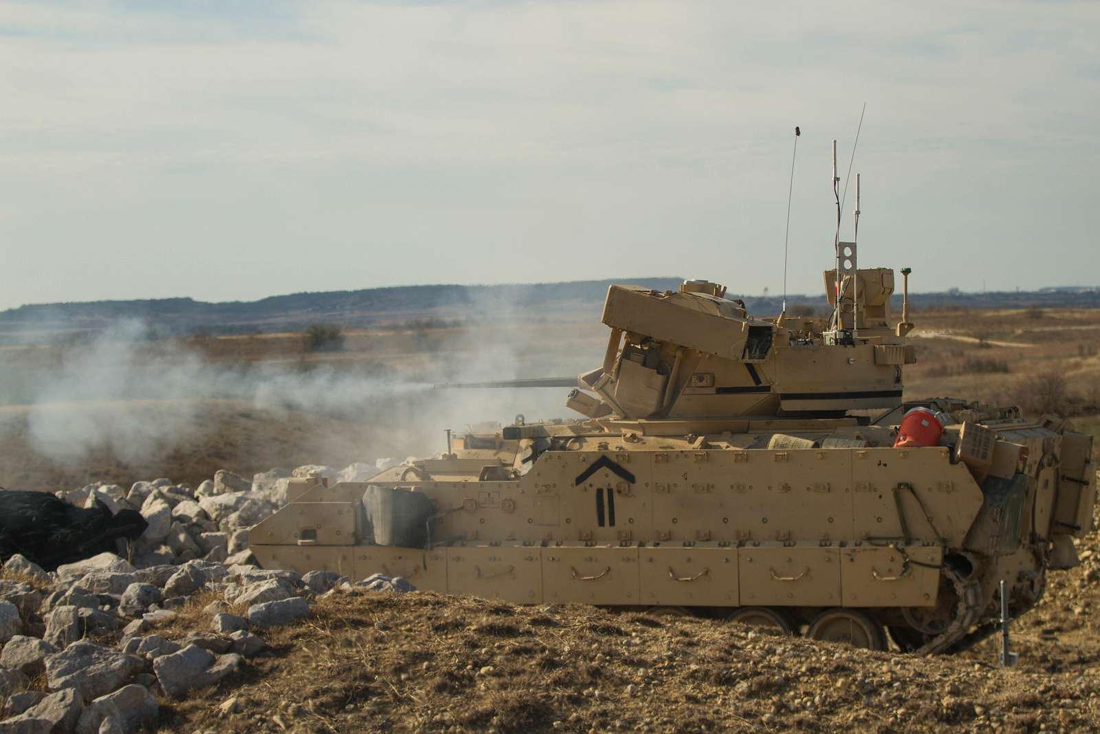 A U.S. Army Bradley Fighting Vehicle Belonging To 6th - NARA & DVIDS ...