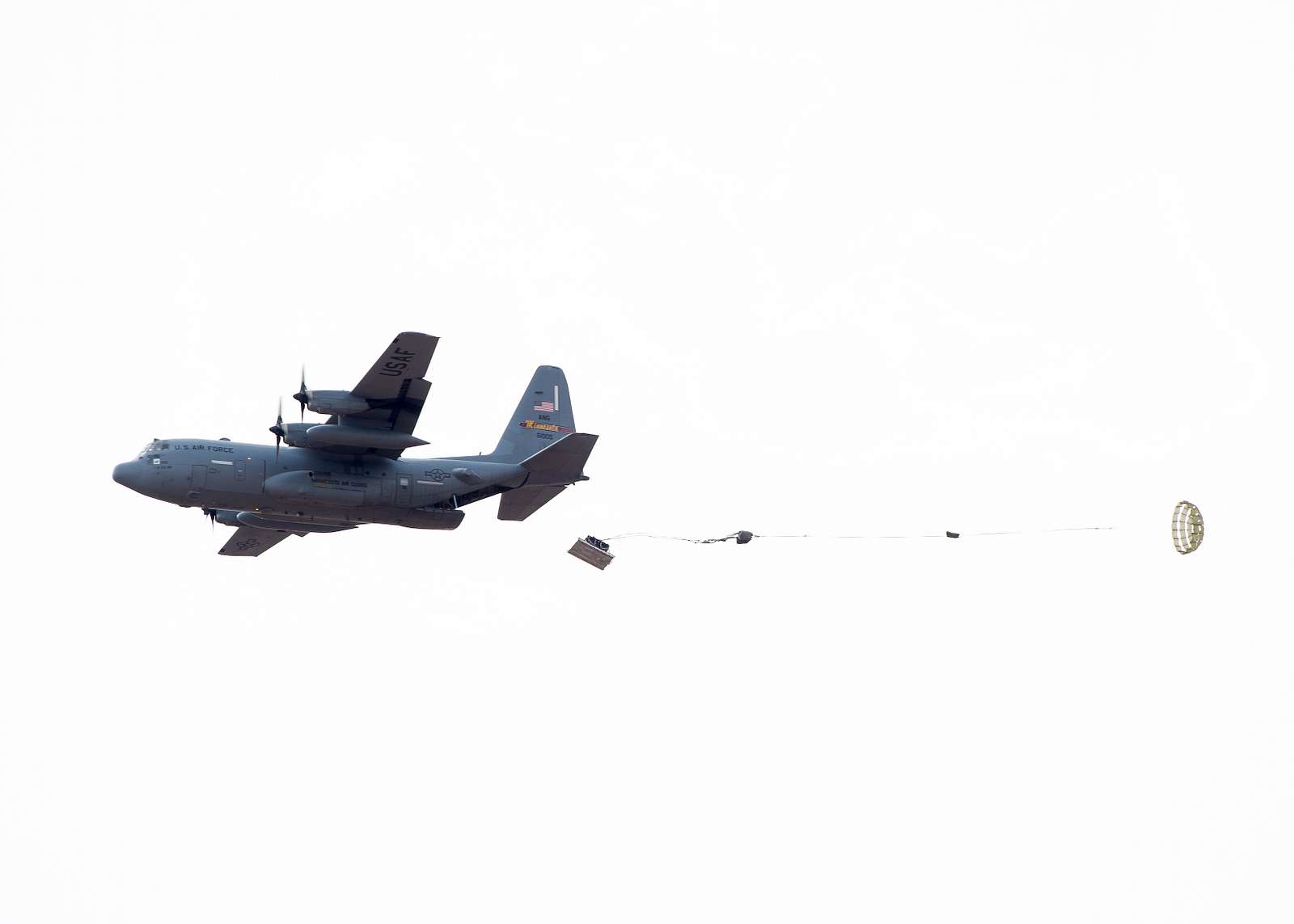 A C 130 Hercules From The 133rd Airlift Wing Airdrops NARA DVIDS