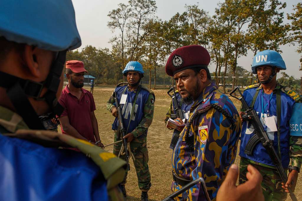 U.N. Peacekeepers From The Bangladesh Army Turn Over - NARA & DVIDS ...