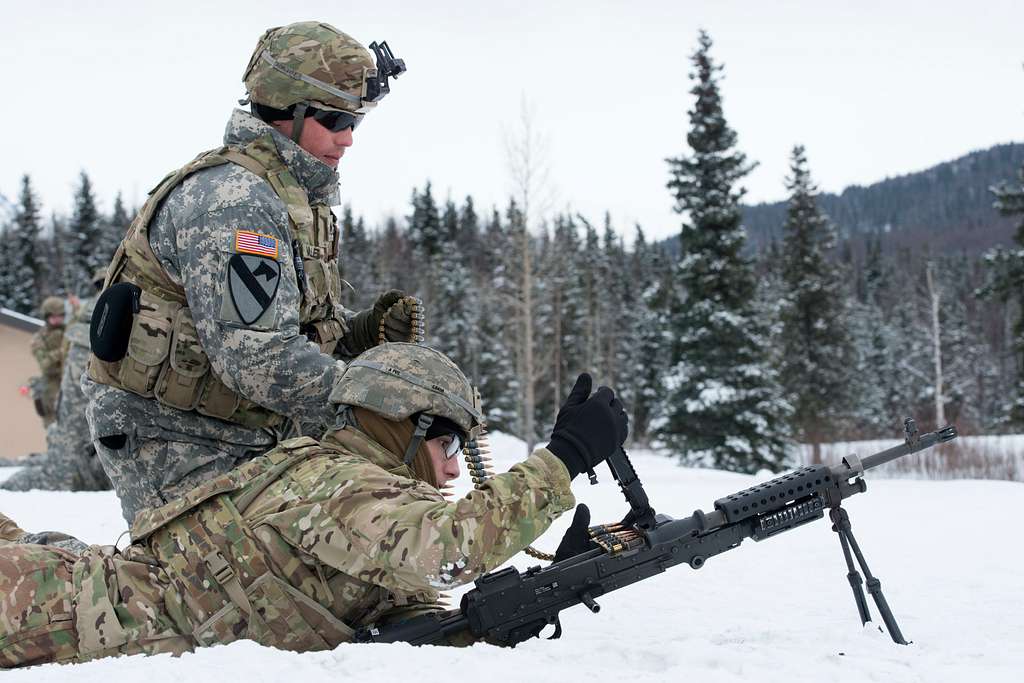 Staff Sgt. Lucas Miller, top left and Pfc. James Corbin, - PICRYL ...