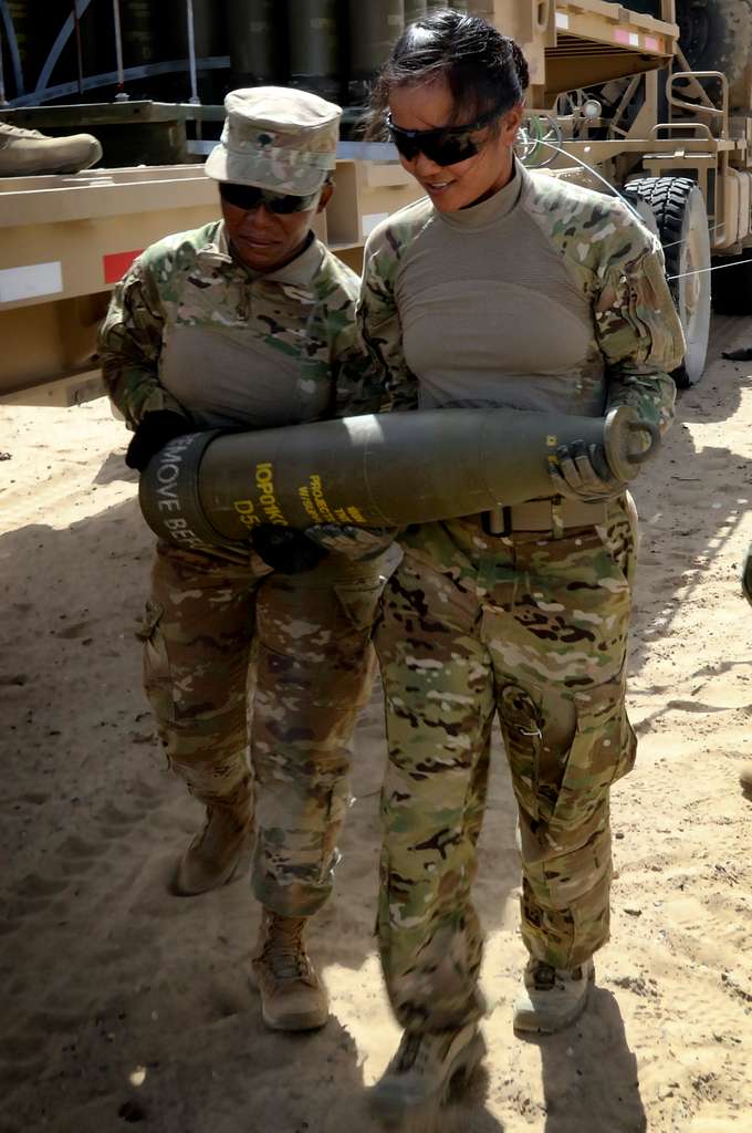 CAMP BUEHRING, Kuwait – (From left) Spc. Winifred - PICRYL - Public ...