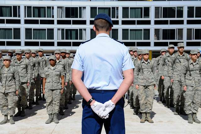 Air Force Academy Four-degree (freshman) Cadets Stand - PICRYL - Public ...