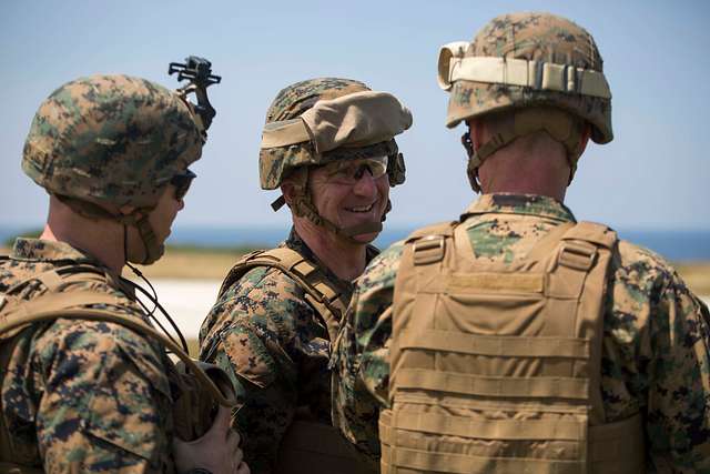 Lt. Col. Daniel Micklis (left), the commanding officer - PICRYL Public ...