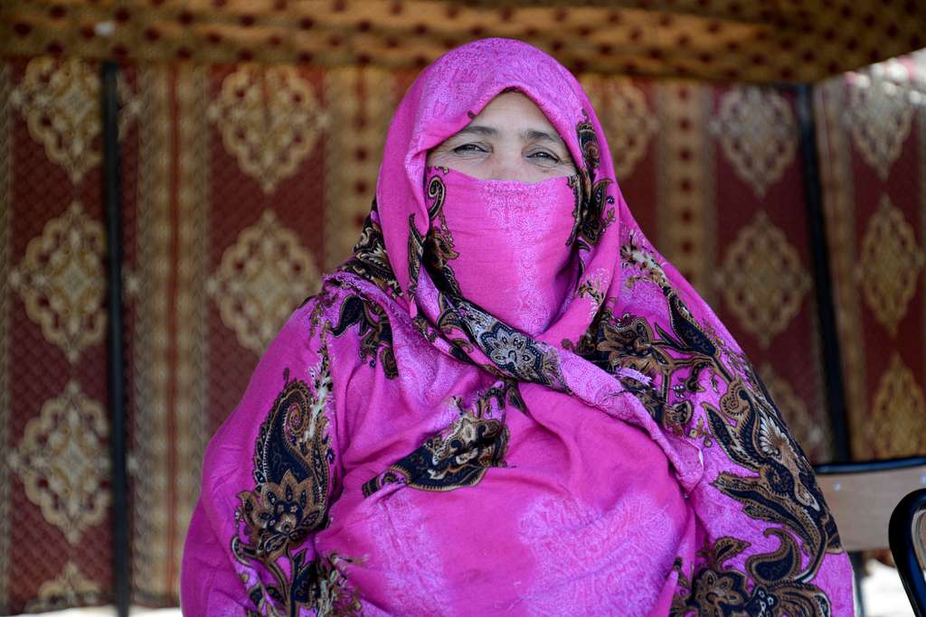 A Moroccan Woman Poses For A Portrait While Waiting Nara And Dvids Public Domain Archive Public 4962