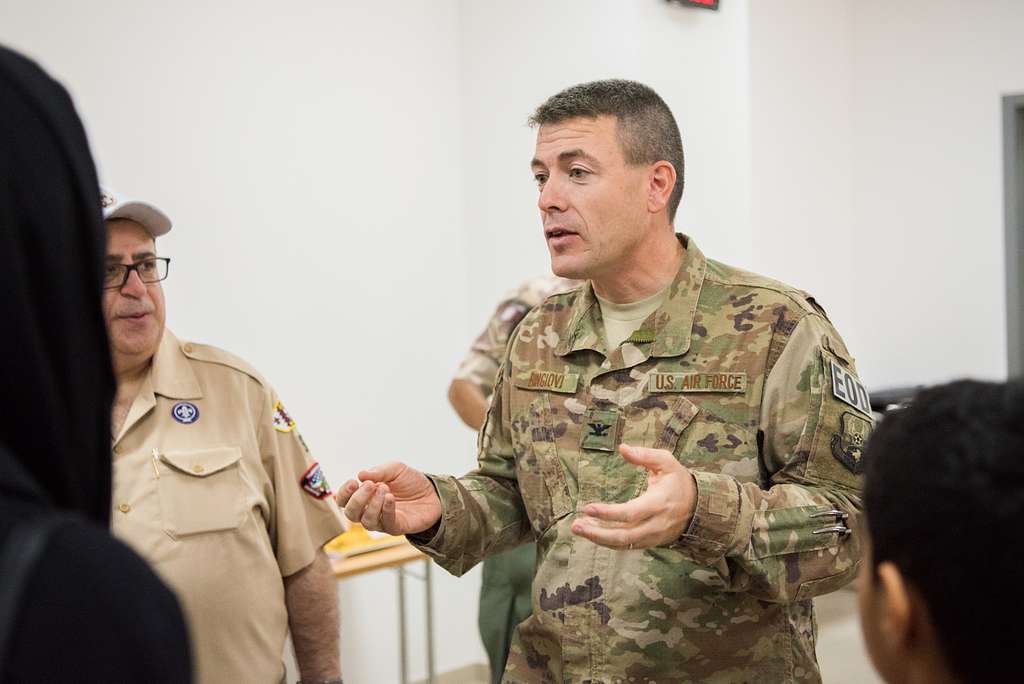 Col. Thomas A. Bongiovi, commander of the 379th - PICRYL - Public ...