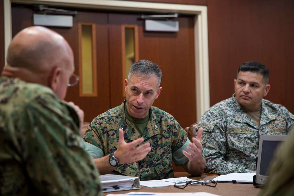 U.S. Marine Col. Michael Oppenheim, the commander of - NARA & DVIDS ...