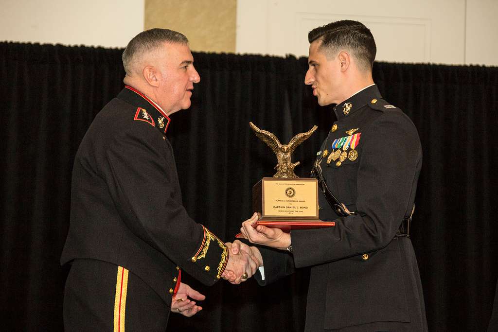 U.S. Marine Sgt. Maj. Carlos A. Reina, current Senior - PICRYL