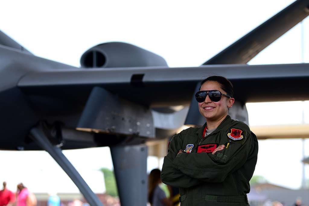 Creech Airmen showcase the MQ-9 Reaper at Langley Air - PICRYL Public ...