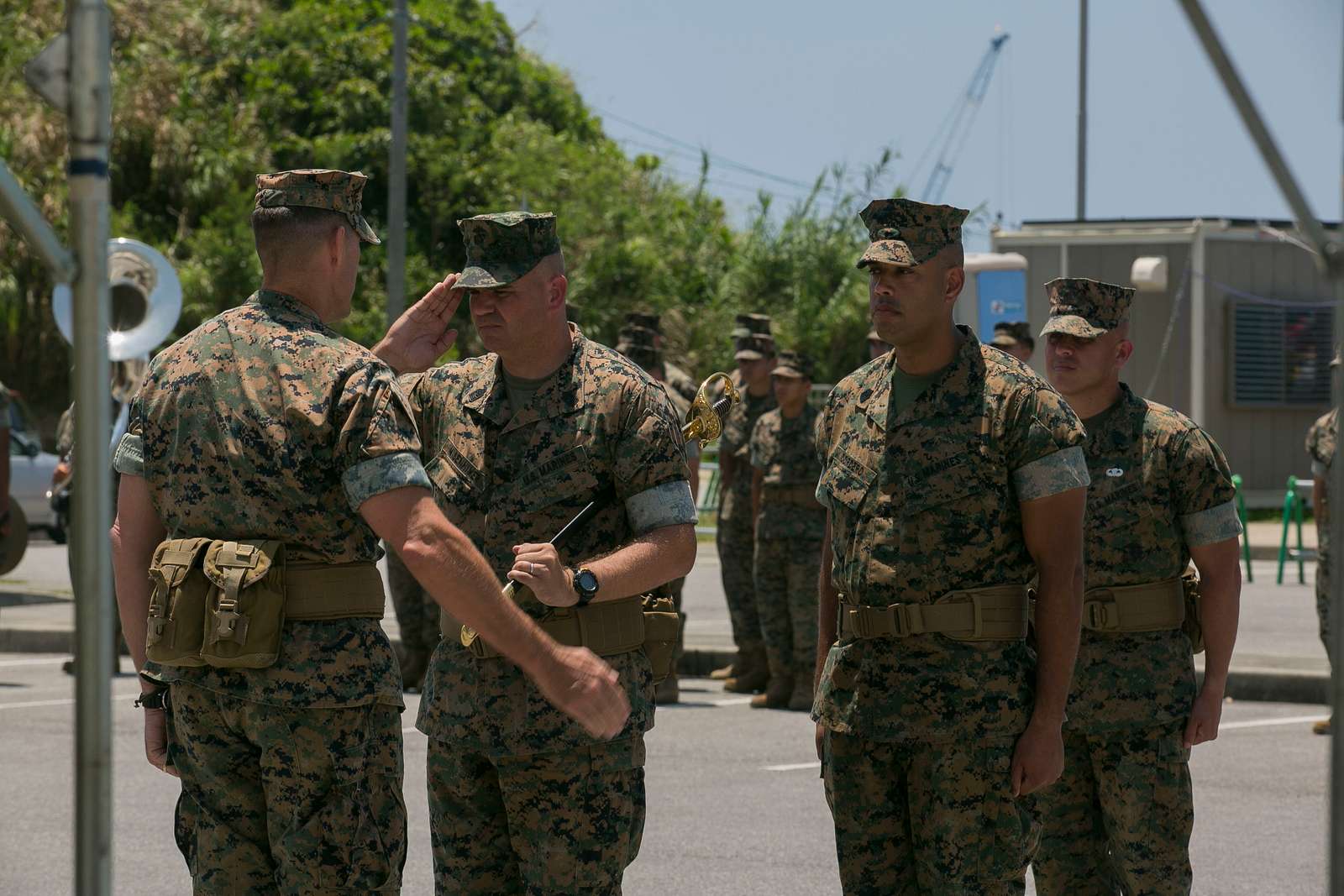 Sgt. Maj. Wesley L. Misenhimer, off-going sergeant - NARA & DVIDS ...