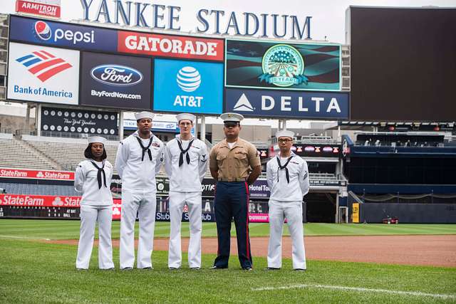 DVIDS - Images - Navy Color Guard Supports 4th of July at Yankee Stadium  [Image 3 of 9]