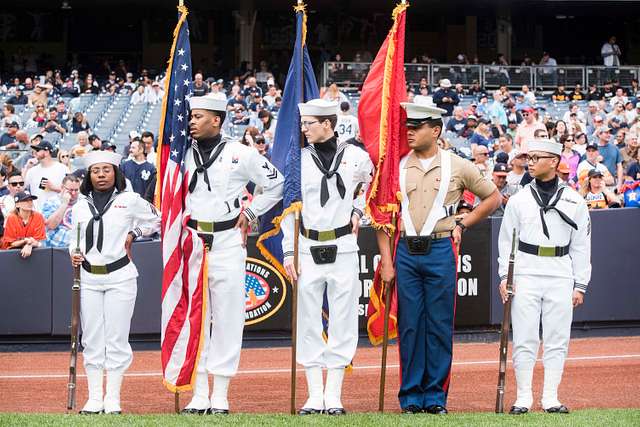 DVIDS - Images - Flyover at Yankee Stadium for USAF's 67th