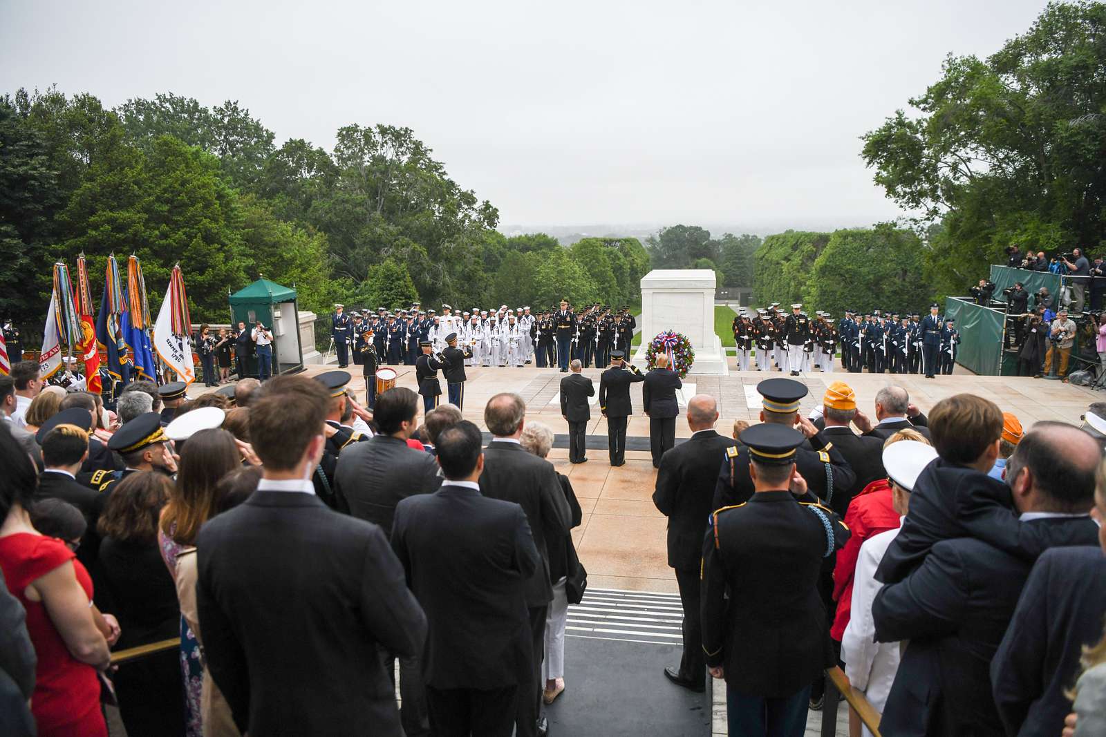 President Donald J. Trump Lays A Wreath At The Tomb - NARA & DVIDS ...