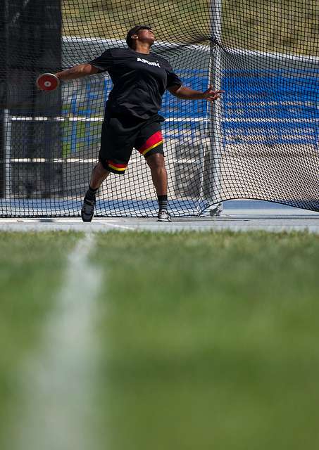 U.S. Army Master Sgt. Jovan Bowser, a Team Army athlete, - NARA & DVIDS ...