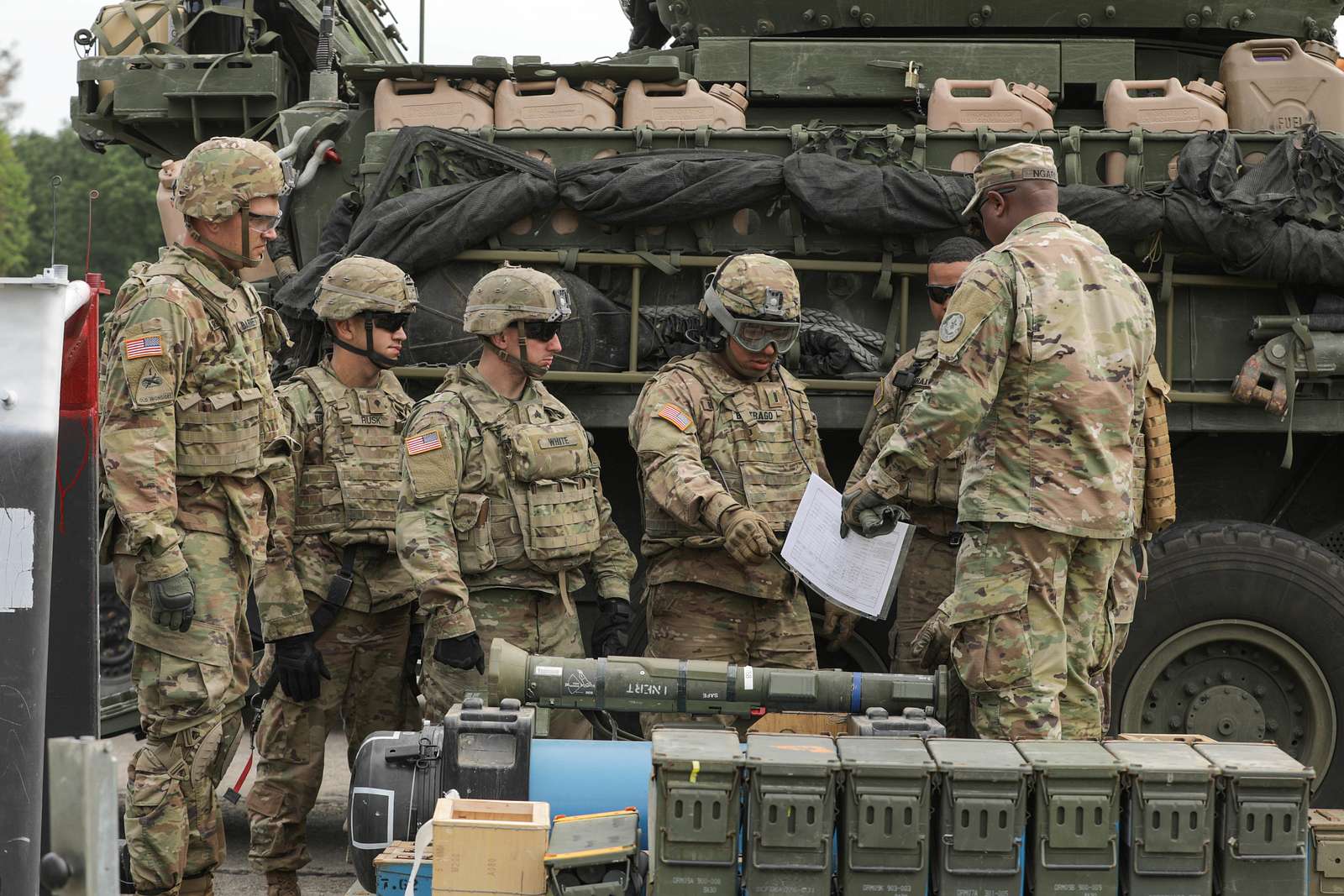 A Stryker crew from the 4th Squadron, 2d Cavalry Regiment - NARA ...