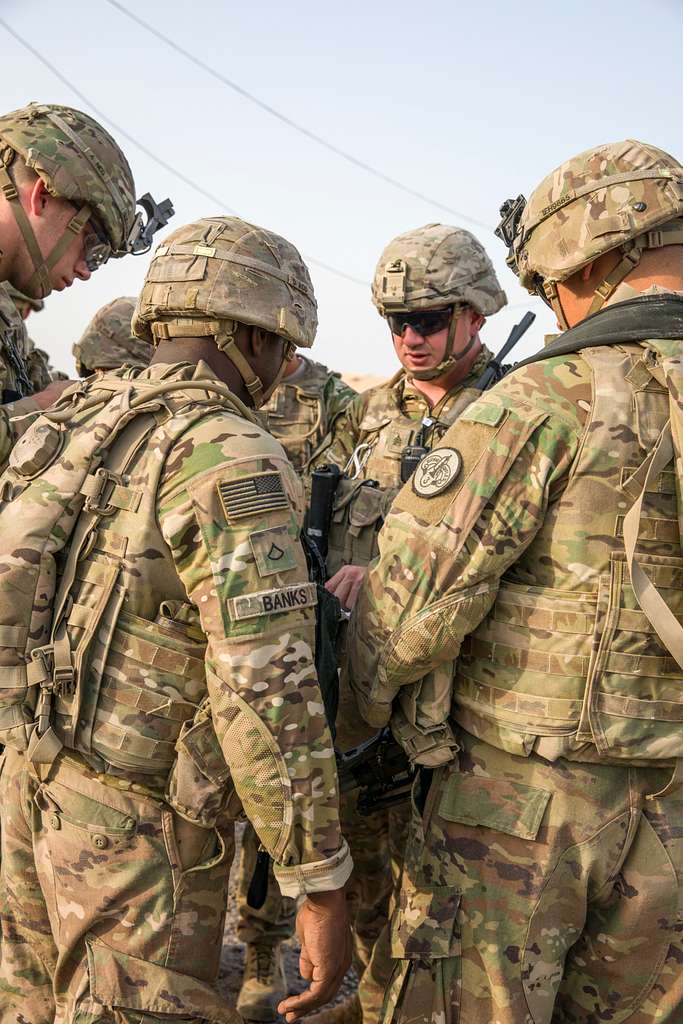 U.S. Army Sgt. Cody Guion, with Bandit Troop, 3rd Cavalry - PICRYL ...