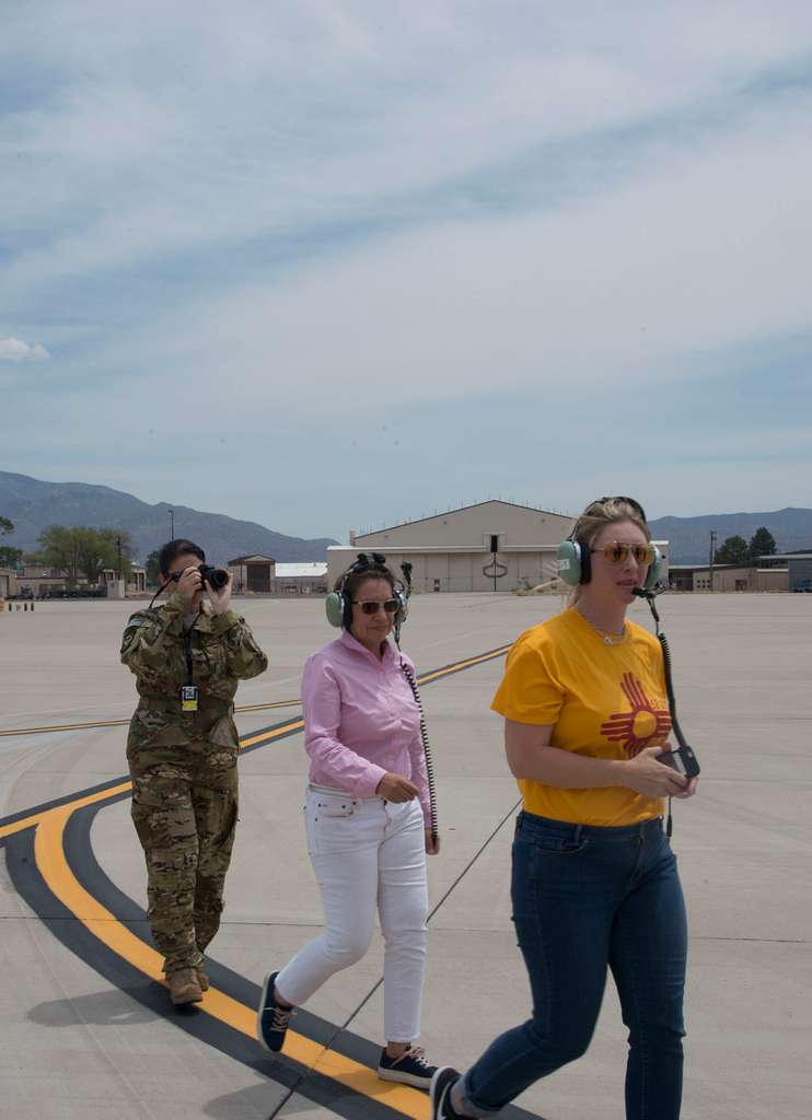 KIRTLAND AFB N.M. left to right Col. Brenda Cartier NARA