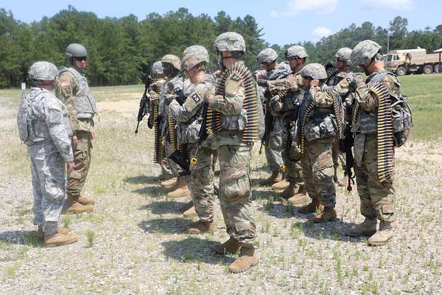 Warriors compete in the M2 machine gun range at the - NARA & DVIDS ...