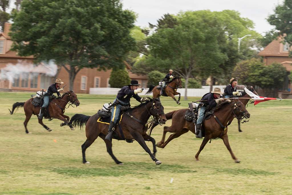 B Troop, 4th Cavalry Regiment (Memorial) Executes A - PICRYL - Public ...