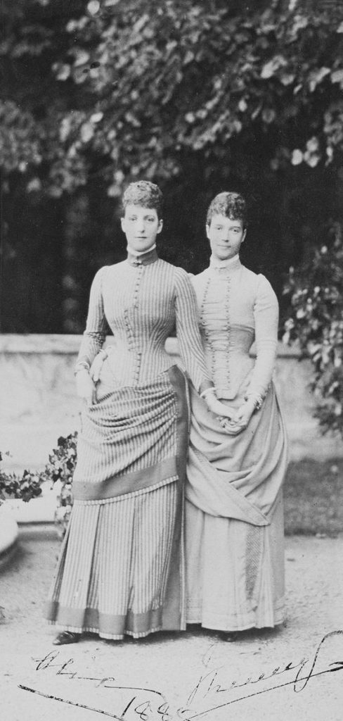 Tsesarevna Maria Feodorovna Dagmar And Her Sister Princess Danish