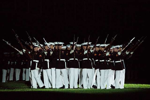 DVIDS - Images - MCBQ Band Performance at Washington Redskins NFL Game  [Image 6 of 10]