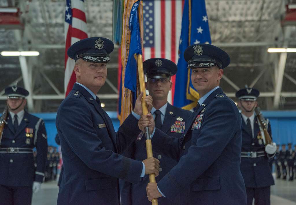 Maj. Gen. James A. Jacobson, left, commander of the - PICRYL Public ...