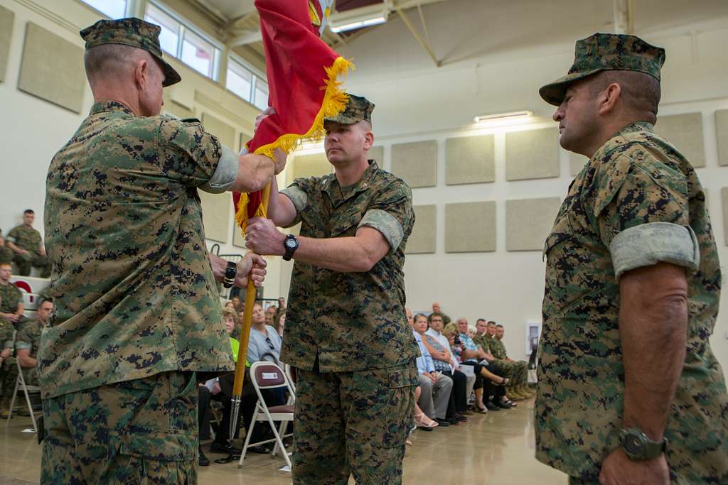 Col. Thomas Fahy (left), outbound commanding officer - NARA & DVIDS ...