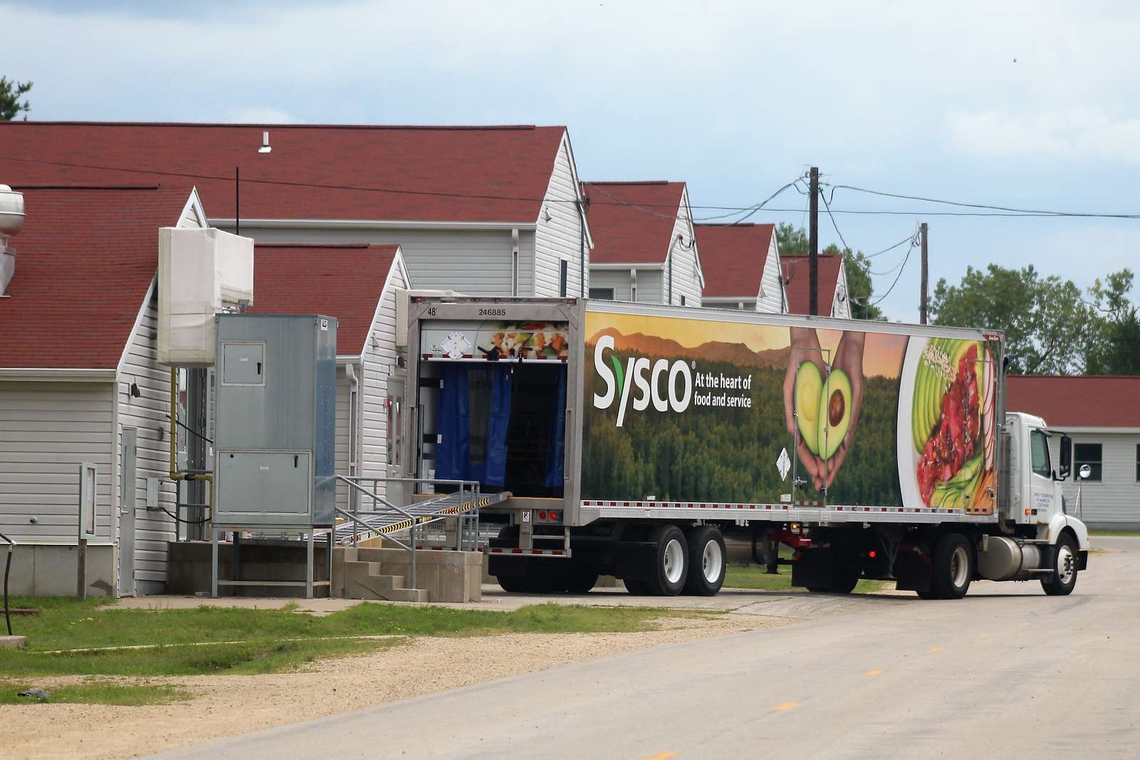 A truck with food supplier Sysco Foods of Baraboo, NARA & DVIDS