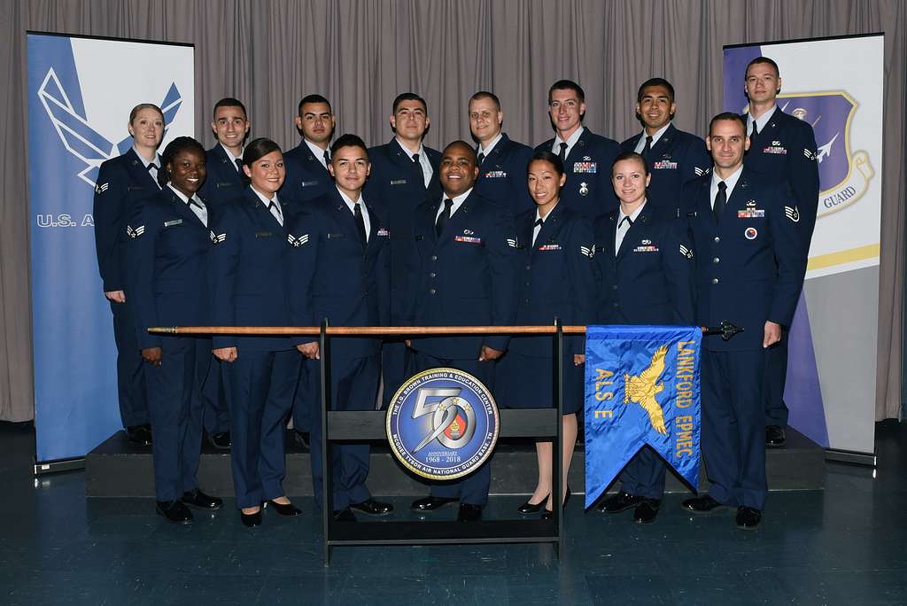 Airman leadership school class 18-9, E-flight at the - NARA & DVIDS ...