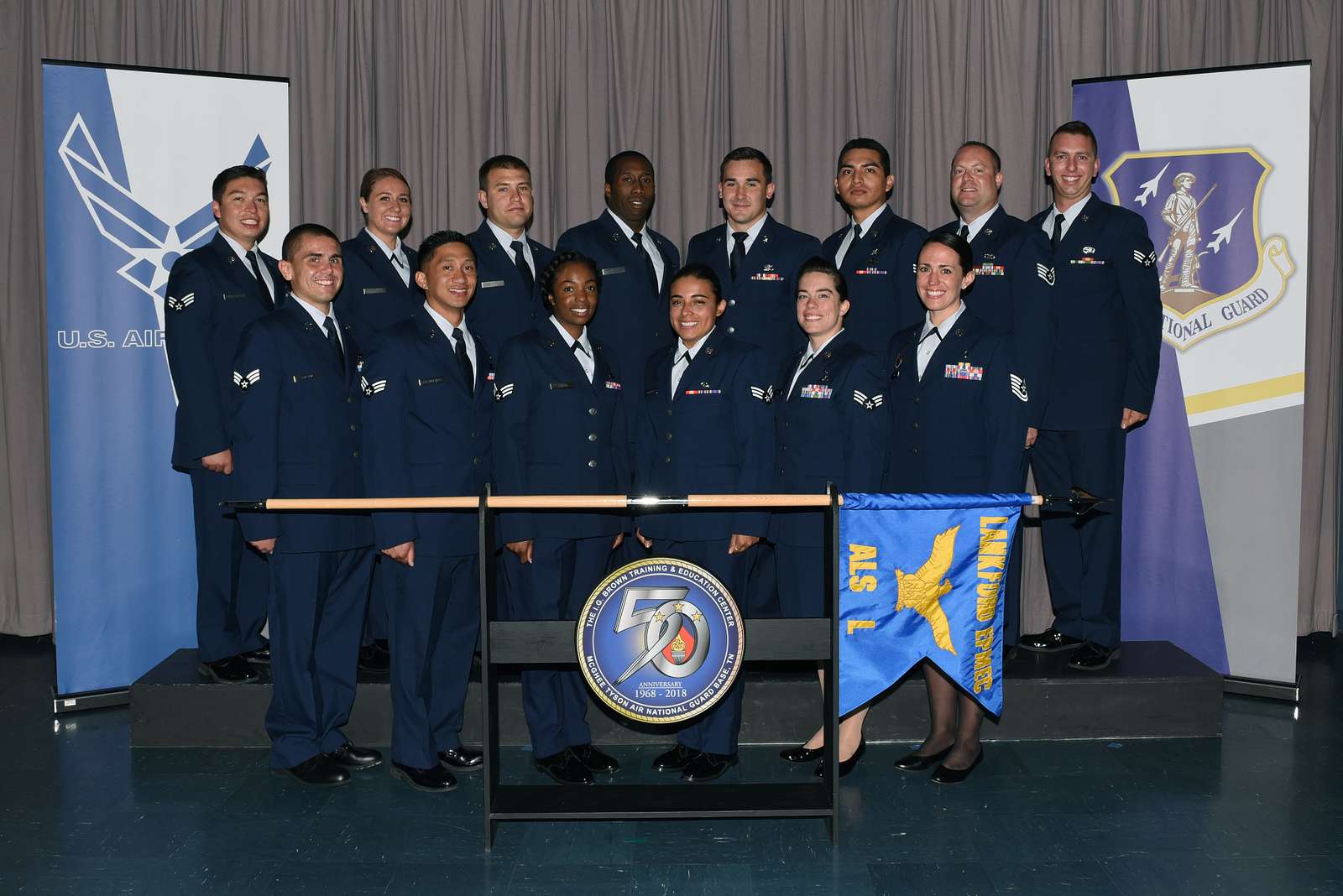 Airman Leadership School Class 18-9, L-flight At The - NARA & DVIDS ...