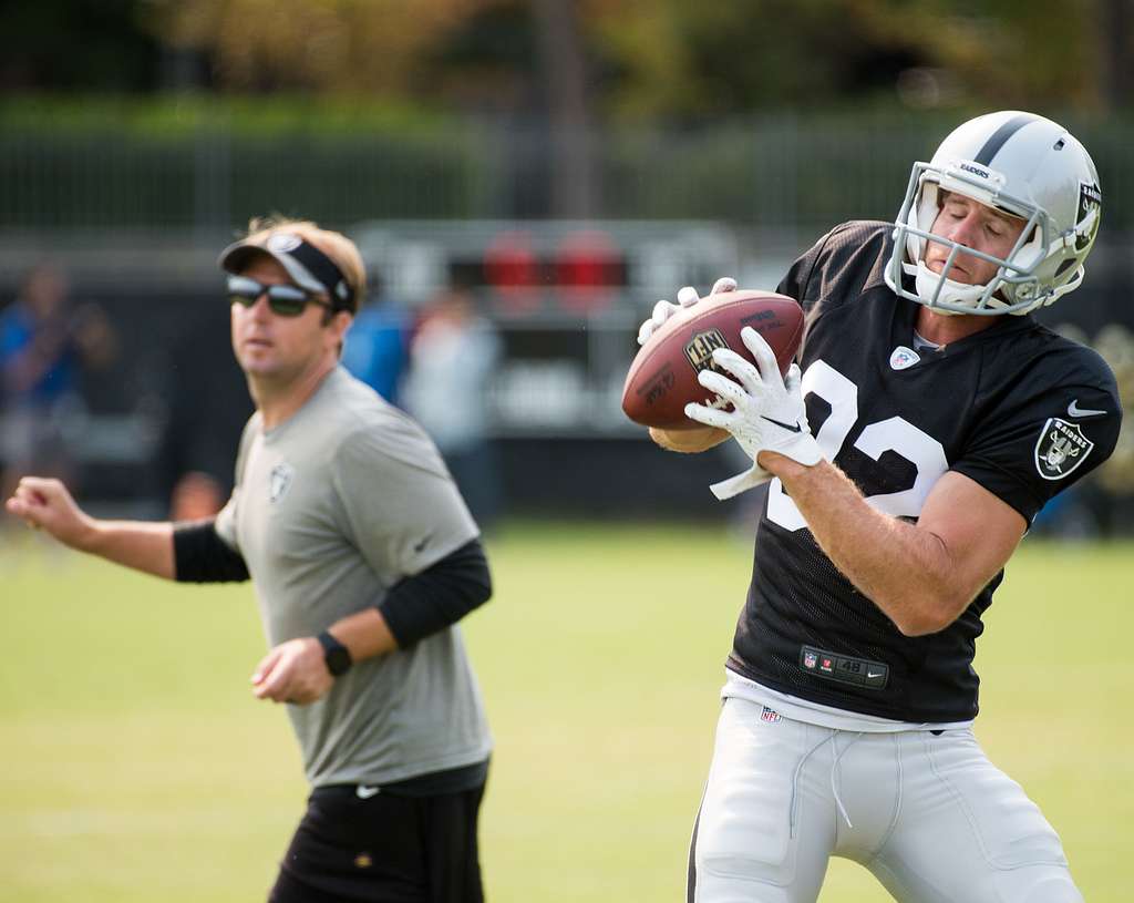 Oakland Raiders receiver Jordy Nelson catches a pass - PICRYL - Public  Domain Media Search Engine Public Domain Image