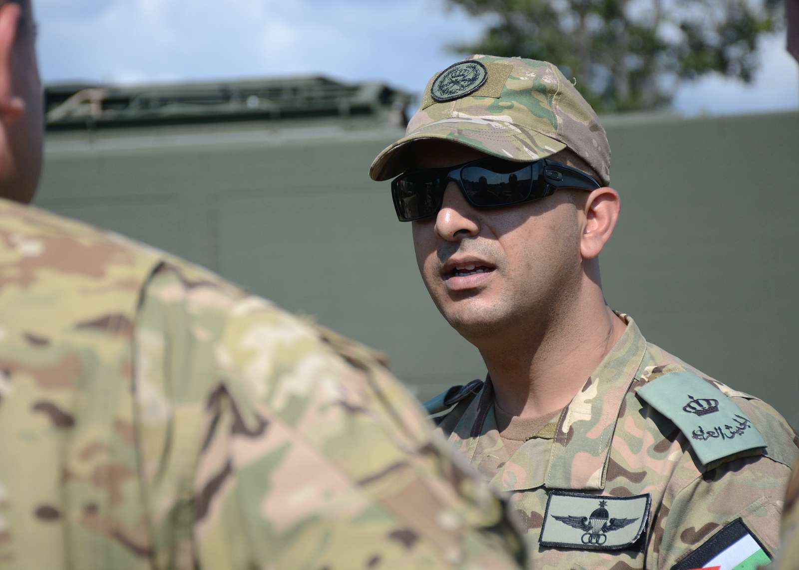 An officer with the Royal Jordanian Air Force speaks - NARA & DVIDS ...