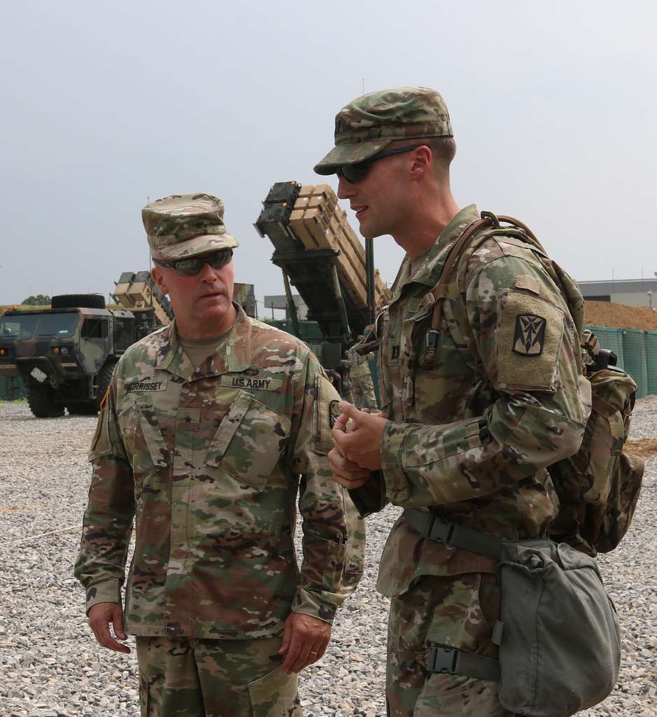 Brigadier Gen. Michael T. Morrissey and Command Sgt. - PICRYL - Public ...