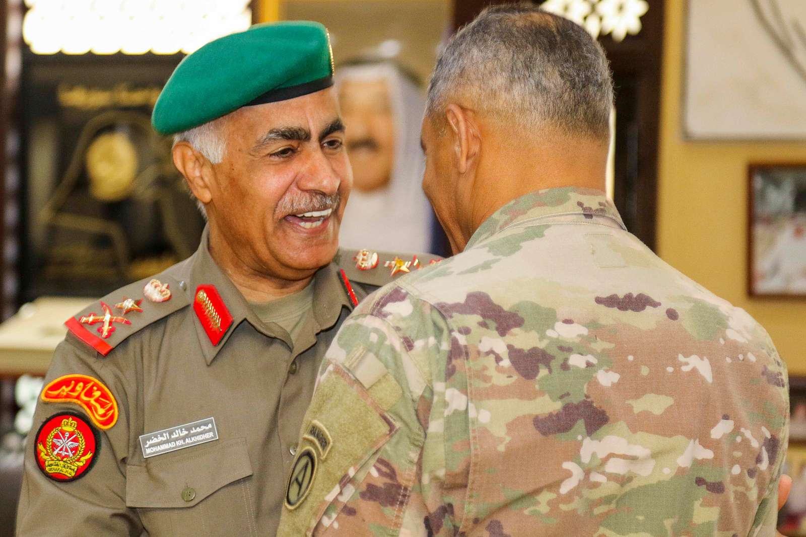 Lt. Gen. Mohammad Khaled Al-Khodher, Chief of General - NARA & DVIDS ...