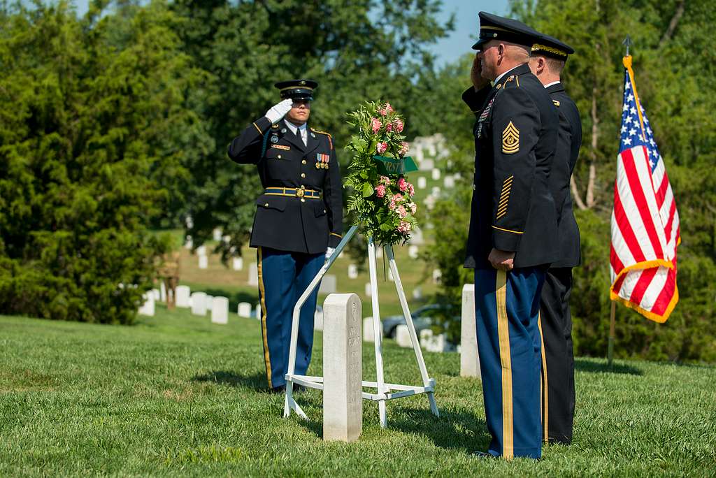 Command Sgt. Maj. Richard Johnson, left, command sergeant - NARA ...