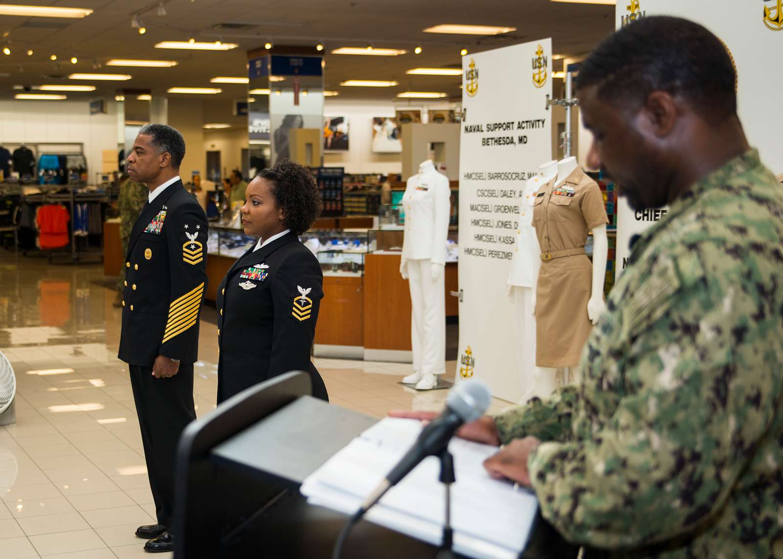 Chief Petty Officers showcased their uniforms along - NARA & DVIDS ...