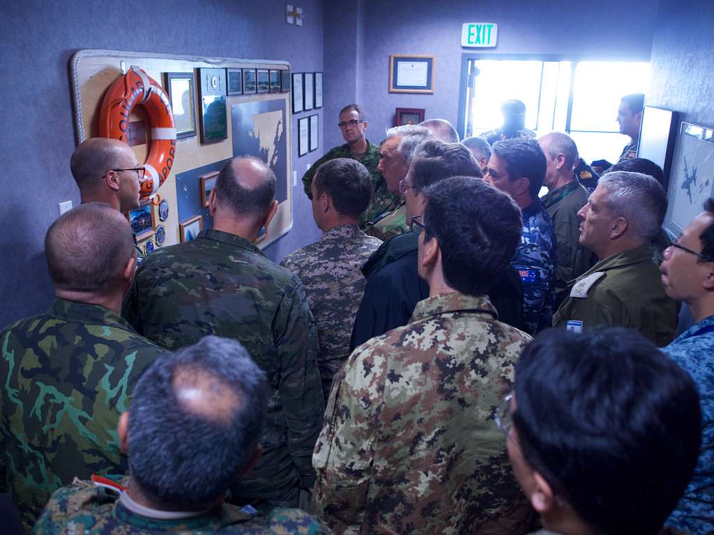 U.S. Marine SgtMaj. Carlos A. Ruiz (right) exchanges - PICRYL - Public  Domain Media Search Engine Public Domain Image