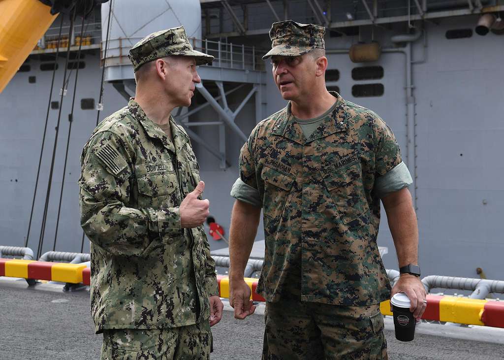 Brig. Gen. A.J. Pasagian (right), commander of Marine - PICRYL - Public ...