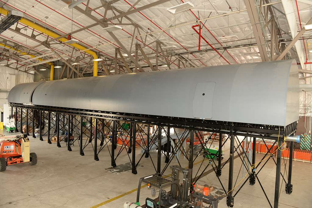 Installation of the KC-46A Fuselage Trainer or FuT, - NARA & DVIDS ...