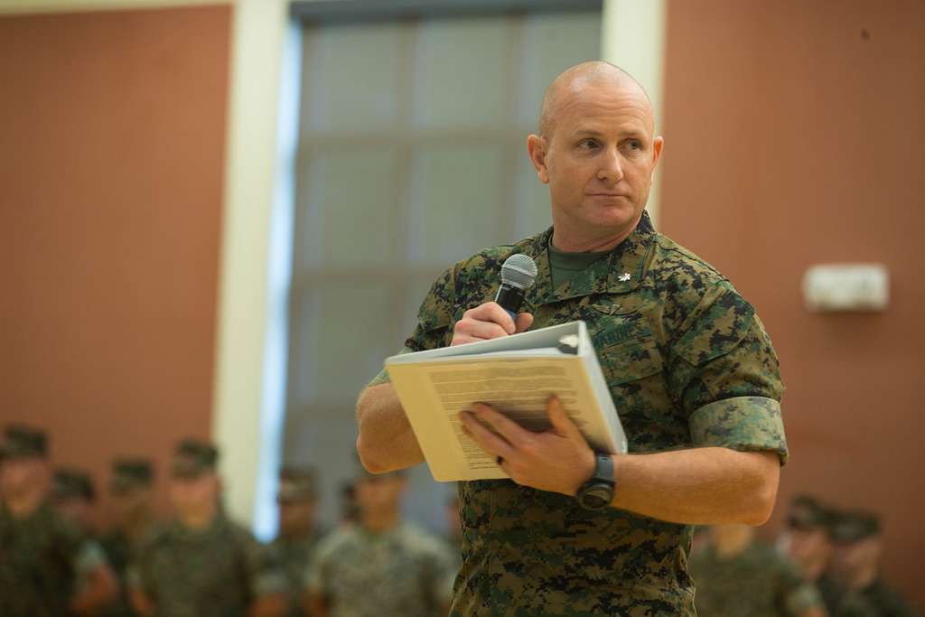 U.S. Marine Corps Lt. Col. Matthew J. McKinney with - PICRYL - Public ...