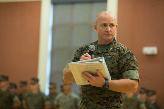 U.S. Marine Corps Lt. Col. Matthew J. McKinney with - PICRYL - Public ...