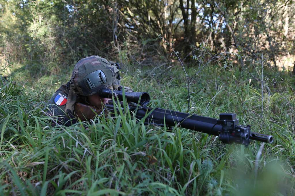 A French soldier from 2nd Platoon 1st Parachute Chasseur PICRYL