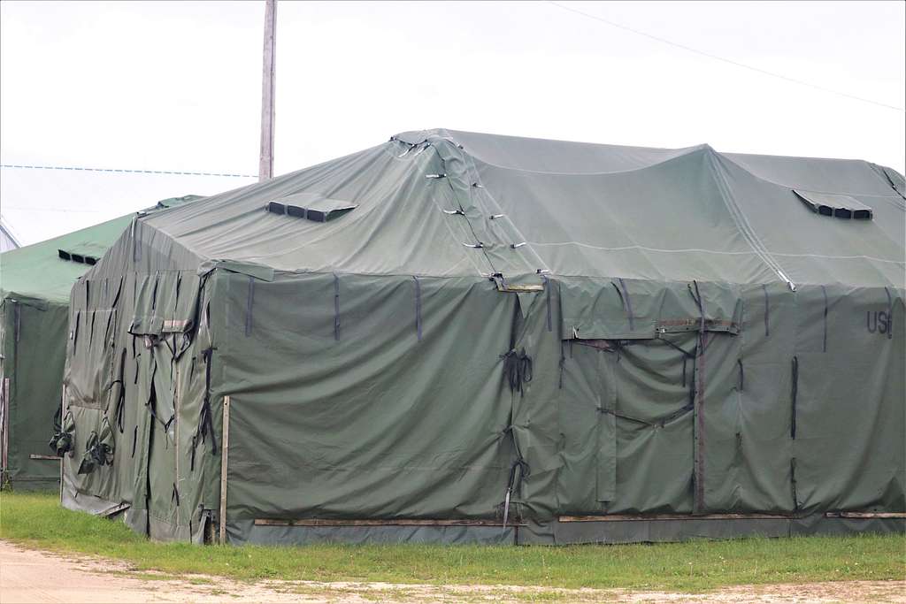 Tents are shown at Improved Tactical Training Base - PICRYL Public ...