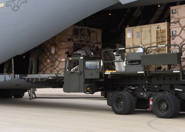 The 49th Logistics Readiness Squadron Airmen Load Aircraft, - PICRYL ...