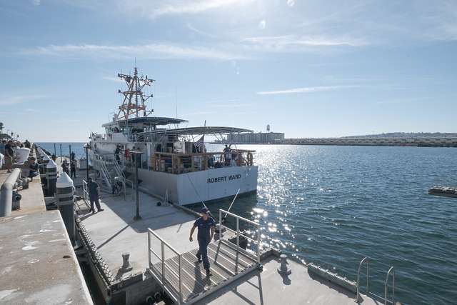 The Coast Guard Cutter Robert Ward (WPC-1130) Is Shown - NARA & DVIDS ...