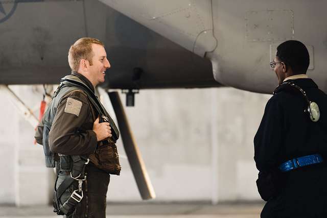 An F-15 Eagle pilot from the 44th Fighter Squadron - NARA & DVIDS ...