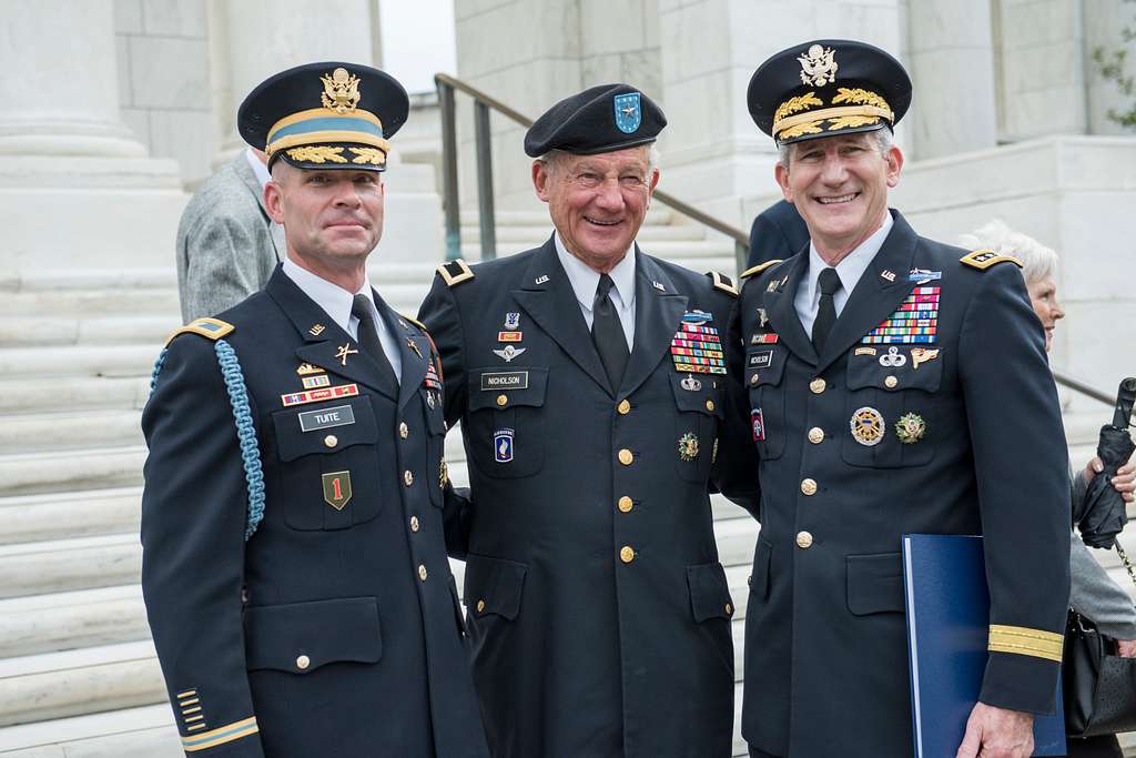 (From left to right) U.S. Army Col. James Tuite, regimental - NARA ...